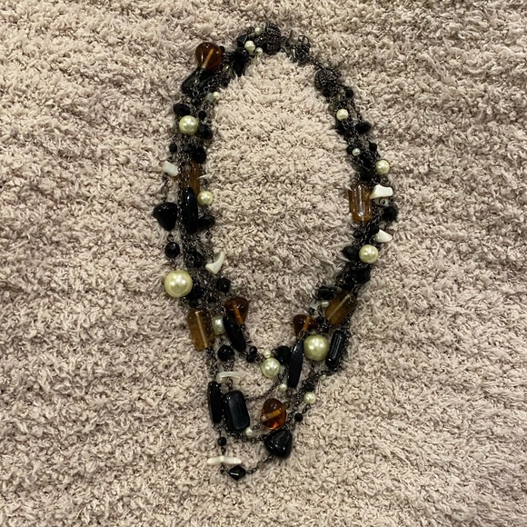 Lia Sophia ‘Vixen’ Multi Strand Beaded Necklace - Picture 10 of 12